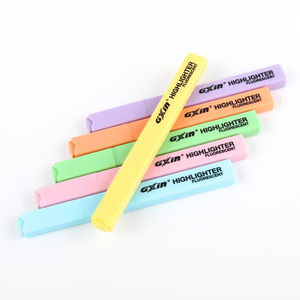 Gxin-Bolígrafo fluorescente a base de agua para oficina, suministros escolares, marcadores personalizados, 6 unidades/Set - Product Image 3