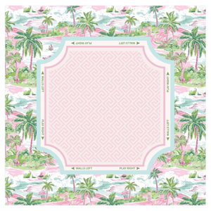 Tapis de Mahjong de Bureau Pliable en Mélamine et Métal, Silencieux, Grand Format, Portable, à 4 Pieds, Moderne, Antidérapant et Imperméable - Product Image 1