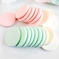 Bouffée de poudre cosmétique en latex coloré, 20 pièces, vente en gros en usine