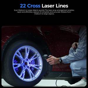 Escáner 3D Creality Raptor Pro con Precisión de 0.02 mm, Láser Azul, Grado de Metrología para Ingeniería Automotriz - Product Image 4