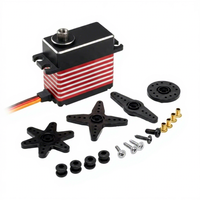 Moteur sans balais haute tension XQ POWER XQ-BLS8145D 48 kg 8,4 V, engrenage en acier inoxydable, boîtier CNC, étanche IP67, servo robuste