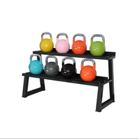 Kettlebell en acier RUIBO avec logo personnalisé, usage commercial, finition en acier peint durable, fabriqué en Chine, emballé en carton pour la musculation