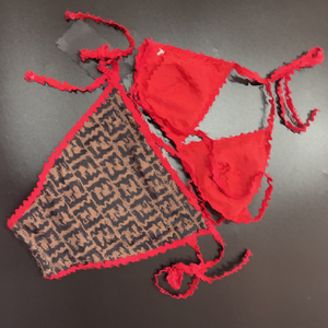 Baju renang wanita desainer Plus Bikini XXL Fitness baju renang kristal manik-manik kain cetak mikro logam String <span class=keywords><strong>Bra</strong></span> Crop Set mulus