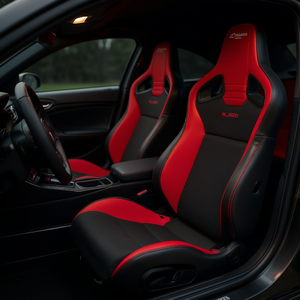 Sièges baquet de course Nihon-Ira en cuir PU, style sport, sièges de voiture modifiés D0100X3SNGT - Product Image 2