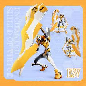 Blokees nouveau siècle Evangelion zéro <span class=keywords><strong>Gundam</strong></span> Remake édition de luxe Original véritable Version chinoise assembler des modèles bloc de construction - Product Image 2