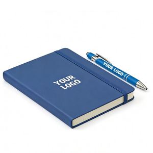 Ys8841 Personalized Custom Promo Brand Business Gift <b>Note</b> <b>Book</b> Pu Leather Hard Cover A5 Notebook Customizable Logo - Product Image 1