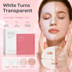 Maschera Viso Coreana al Collagene Sbiancante Personalizzata all'Ingrosso, Patch al Collagene per il Viso con Etichetta Privata per Personalizzare il Tuo Marchio - Product Image 5