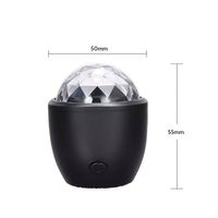 USB Crystal Flash DJ Lights Boule à commande vocale mobile rétro poj dj mini laser led lumières de scène 2022 pour la maison DJ Disco Party