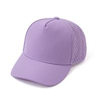 Gorra Trucker Snapback de 5 Paneles para Hombre, Bordada, de Secado Rápido, con Perforación Láser OEM 2026, de Alta Calidad, con Logotipo Personalizado, Gorras de Béisbol