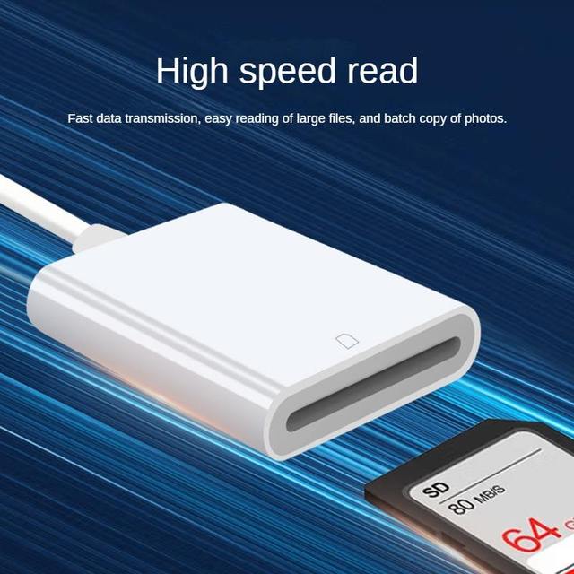 USB Type C 2-in-1 SD Card Reader White Hub Micro Multiport Adapter Compatible TF Camera Memory Phones Pads OTG Feature External
