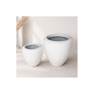 Pots de jardin de bonne qualité, pots à fleurs en fibre de verre, design moderne, écologiques, durables, fournisseur du Vietnam - Product Image 1