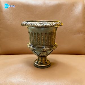 مزهرية تمثال برونزي عتيق مصبوب حسب الطلب، تمثال ملاك فاخر وشخصية كلاسيكية، هدية لديكور الممتلكات الخارجية - Product Image 4