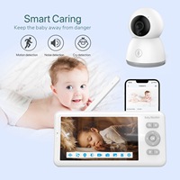 Caméra Bébé Intelligente WiFi 1080P Moniteur Bébé Haute Résolution 3,2 Pouces