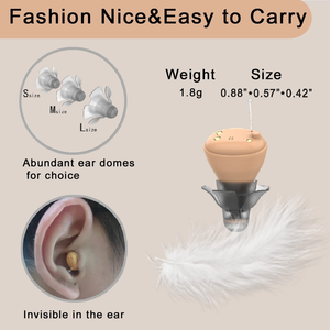 <span class=keywords><strong>Meilleur</strong></span> vendeur 2024 MeloSound RL21M Aide auditive rechargeable CIC invisible avec 2 canaux pour les malentendants <span class=keywords><strong>Amplificateur</strong></span> sonore - Product Image 5