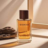 Flacon vaporisateur de parfum personnalisé vide de luxe en verre transparent de 30ml 50ml 100ml de bonne qualité avec emballage en boîte