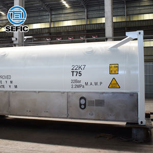 ASME 20FT T75 <span class=keywords><strong>l</strong></span>íquido criogênico LOX/LIN/Lar/LCo2/LNG produtos químicos iso tanques recipiente - Product Image 2