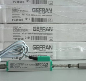 Nuevo Sensor de Desplazamiento Lineal con Reseteo Automático por Resorte Gefrans PY-2-C-010 Original, Serie PY2, Carrera de 10 mm, Conector Tipo C - Product Image 2