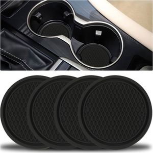 Alfombrilla Antideslizante de Silicona para Botella de Agua con Diseño de Montaña Rusa, Accesorios Impermeables para el Interior del Automóvil, Precio Económico, Gran Venta - Product Image 2