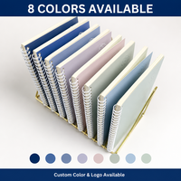 Carnet à spirale rigide B5 en gros, fournitures scolaires, logo personnalisé, pour étudiants, directement de l'usine, couverture en papier, vente en gros, OEM, ODM