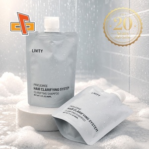 Pochette souple à bec verseur <span class=keywords><strong>de</strong></span> haute qualité, 90 ml (3 oz), pour détergent semi-liquide, shampoing et gel douche, avec impression numérique en gravure, finition mate - Product Image 1