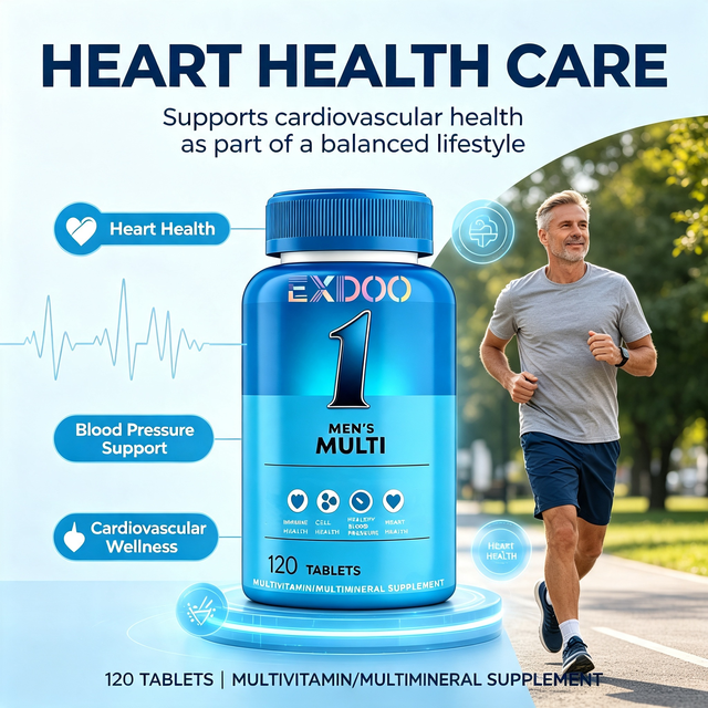 Energy Booster Men's Multivitamin with Ginseng Extract Maca Root L Arginine for Performance Vitality Stamina Endurance HACCP