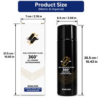 Extincteur portable à base d'eau 500 ml Non toxique Facile à utiliser 360° °   Protection incendie complète pour la maison, la voiture, le bureau, le camping