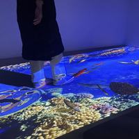 Projection interactive immersive, jeux de projection murale interactifs, projecteur de sol pour salle sensorielle