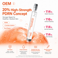 Sérum Ampoule ODM PDRN ADN de Saumon Booster Anti-rides Lifting Facial Peptide Cica Renouvellement de la Barrière Hydratant