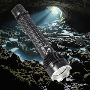 Luz <span class=keywords><strong>DE</strong></span> <span class=keywords><strong>BUCEO</strong></span> <span class=keywords><strong>DE</strong></span> ALUMINIO recargable <span class=keywords><strong>de</strong></span> grado profesional IP68 impermeable LED Handtorch Spotlight USB 1000 lúmenes energía <span class=keywords><strong>de</strong></span> emergencia - Product Image 1