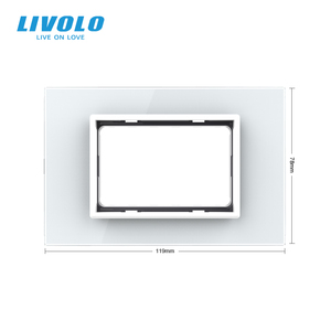 <span class=keywords><strong>LIVOLO</strong></span> EE. UU. Canadá Tailandia Estándar Eléctrico 16A 3 pines doble salida 100K ciclos enchufe de pared para renovación de escuela de apartamento - Product Image 6