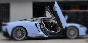 فيلم ملمع للغاية من الفينيل لتغليف السيارة لكامل الجسم من شركة التصنيع الصينية فيلم ملفوف من الفينيل PET AMG أزرق لامع من الفينيل - Product Image 4