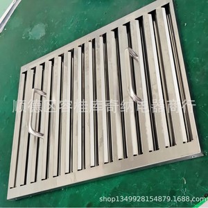 Filtro de acero inoxidable para campana extractora BF 2436, comercial, fácil de limpiar, tipo de succión superior - Product Image 2
