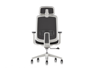 Chaise de bureau ergonomique en maille à dossier haut avec appui-tête réglable pour le travail à domicile