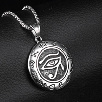 Colliers ras du cou et chaînes pour hommes en acier inoxydable 316L, pendentifs plumes tendance, bijoux de mode, les plus vendus