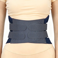 Ceinture de soutien lombaire élastique réglable personnalisable en usine, compression pour la protection quotidienne du dos, attelle lombaire pour