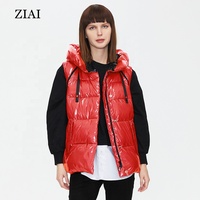 Veste d'hiver en gros à manches détachables, manteau tendance chaud et ample, doudoune courte épaisse grande taille pour l'hiver