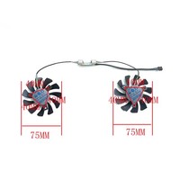 Pour carte graphique ZOTAC GEFORCE GTX 970, ventilateur GPU 4PIN 75MM GA81O2U GA81S2U GTX970