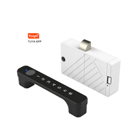 Serrure de placard intelligente Tuya, déverrouillage par empreinte digitale, mot de passe, carte IC, pour armoire et classeur