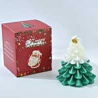 Bougie parfumée créative en gros pour Noël, bougies d'anniversaire aromatiques, décoration de Noël parfumée pour la maison