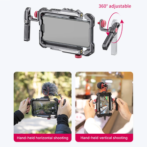 Ulanzi Lino Cage pour Smartphone, Boîtier de Realisation Vidéo Mobile pour <span class=keywords><strong>iPhone</strong></span> 16 15 14 13 <span class=keywords><strong>12</strong></span> Samsung, Poignée de Maintien, Rig Vidéo pour Vlog, <span class=keywords><strong>Stabilisateur</strong></span> - Product Image 3