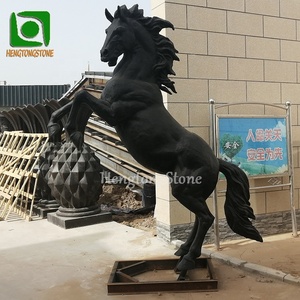 Vente flash Petite <span class=keywords><strong>statue</strong></span> de cheval en bronze <span class=keywords><strong>Sculpture</strong></span> de cheval en laiton noir - Product Image 5