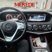 MEKEDE Autoradio Android double Qualcomm 665 avec écran tactile AHD pour Mercedes-Benz Classe S W222, double écran 12,3 pouces, CP sans fil, Auto