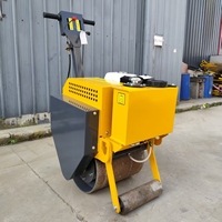 Petit compacteur d'asphalte hydraulique à double tambour pour parking
