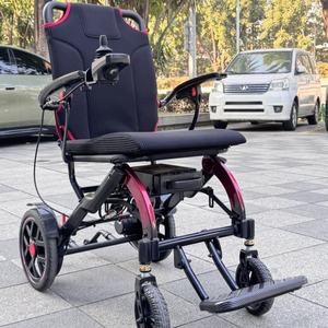 Fauteuil roulant électrique semi-carbone léger de 16,8 kg, avec écran LED LCD et batterie à déconnexion rapide - Product Image 2