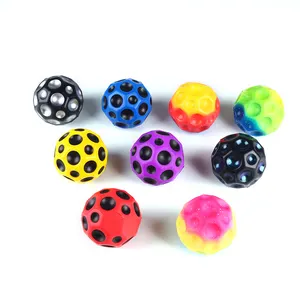 Extreme High Bouncing Highest Bouncing Super High Bounce Jump 70mm Ball Light Up Large Bouncy Led Moon Balls