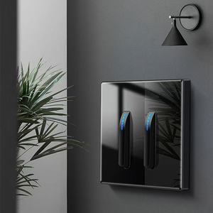 Langyeao 86 chuyển đổi tường chuyển đổi 13A 1/<span class=keywords><strong>2</strong></span>/3/4 gang 1/<span class=keywords><strong>2</strong></span> cách Tempered Glass chuyển Paddle nút bảng điều chỉnh LED ánh sáng không thấm nước max 16A - Product Image 4