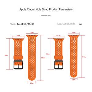 สายนาฬิกาซิลิโคนขายส่งจากโรงงานสำหรับ Apple Watch Series 10 11 46 มม., 42 มม. SE 44 มม. Ultra 49 มม. สายนาฬิกาแบบสปอร์ต - Product Image 2