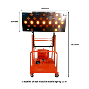 25 Đèn Điều Khiển Từ Xa Xe Gắn Mũi Tên Bảng Điều Khiển Giao Thông Di Động Dẫn Bảng Hiệu An Toàn Đường Bộ Hướng Mũi Tên Hội Đồng Quản Trị - Product Image 3