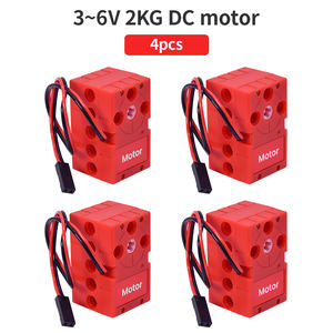 4 Stuks 2Kg Dc Motor 360 ° Continue Rotatie Dual Output As Dc Motor Optionele Xh2.54 Terminal Servomotor - Product Image 3