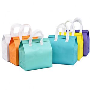 Custom Wholesale Eco Friendly Waterproof Takeaway Food Delivery Carry Non Woven Insulated Thermal Lunch Cooler Bag with logo - Product Image 1